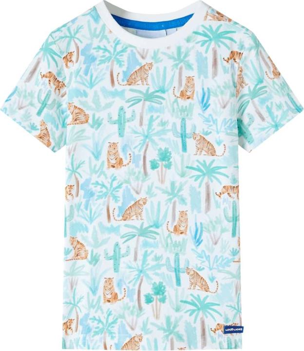 Immagine prodotto vidaXL Maglietta da bambino ecru 140,Materiale: 95 % cotone. 5 (140)