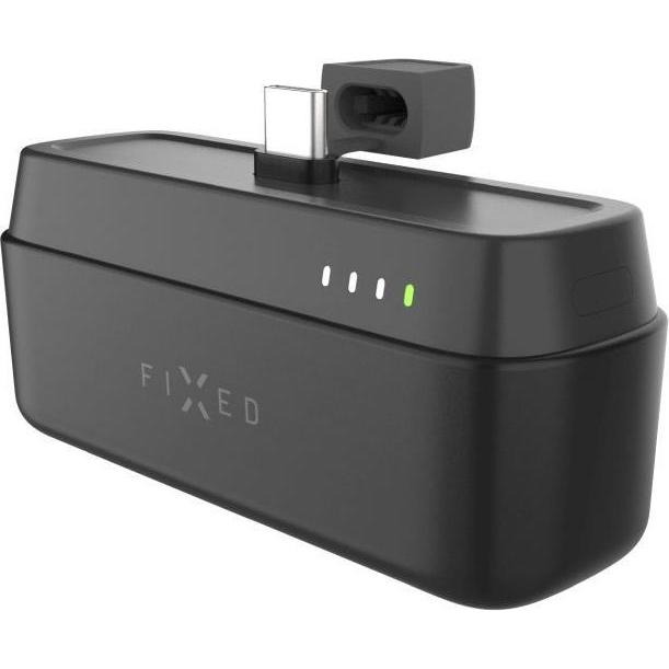 Fixed Zen 5 Plug-in PowerBank, PD 20W, 5 000 mAh, schwarz (5000 mAh, 20 W, 5000 Wh), Powerbank, Schwarz