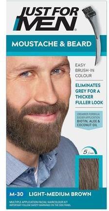 Actual product image Just For Men Moustache & Beard (Light-medium brown)