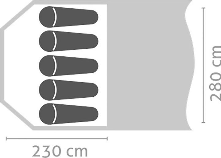 Produktbild Salewa Alpine Lodge V (Kuppelzelt, 9.30 kg, 5 Personen)