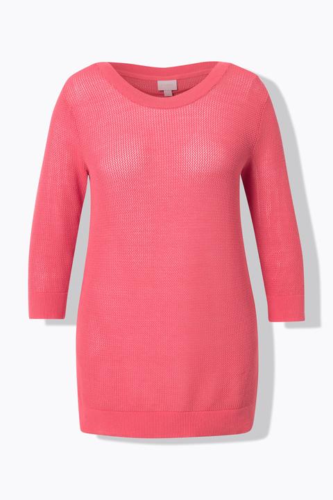 Produktbild Ulla Popken Pullover, U-Boot-Ausschnitt, 3/4-Arm (50, 52)