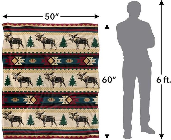 Immagine prodotto JQ Licensing Elch Decke Seidig Supersoft (152 x 127 cm)