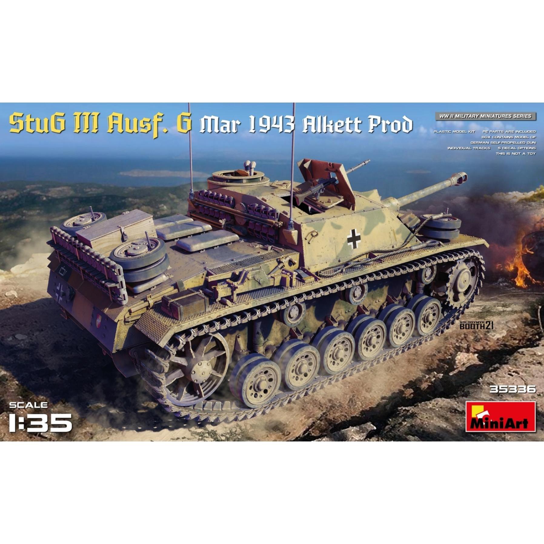 Thumbnail - Mini art StuG III Ausf. G Mar 1943 Alkett Prod