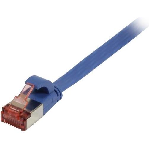 Synergy 21 Patchkabel RJ45, CAT6 250Mhz, 1.5m blau, FTP(U/FTP), TPE(Superflex), Flach,, - (U/FTP, CAT6, 1.50 m), Netzwer...
