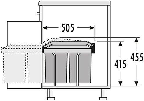 Produktbild Hailo AS Tandem 15/15 (30 l)