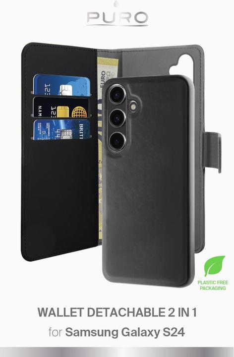 Actual product image SBS Puro Book Case black (Samsung Galaxy S24+)