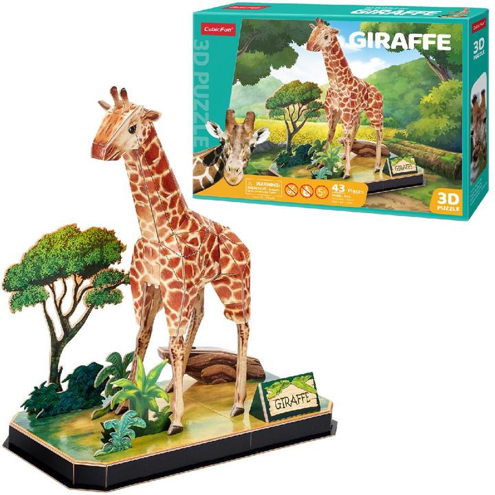 Image du produit Cubicfun Cubic Fun Puzzle 3d Girafe (43 pièces)