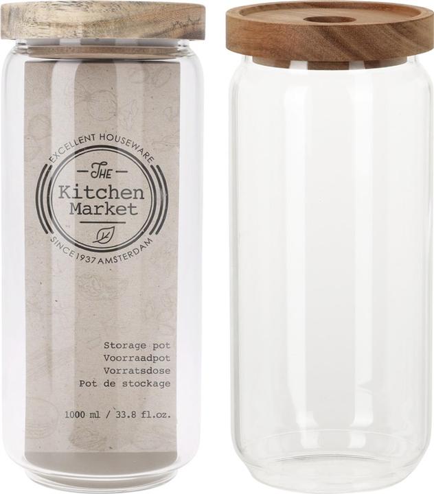 Actual product image Koopman STORAGE JAR 1000ML WITH LID (1 l)