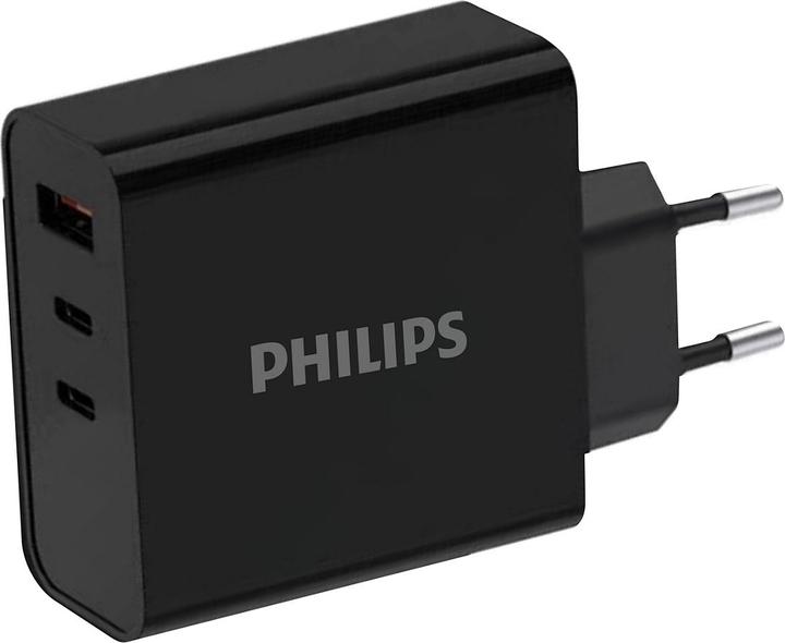 Philips - 65W AC CHARGER 2 USB-TYPE-C AND 1 USB-A PORTS (65 W)