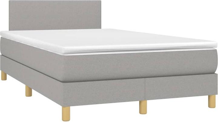 Immagine prodotto vidaXL Bo x springbett mit Matratze & LED 120 x 190 cm Stoff (120 x 190 cm)