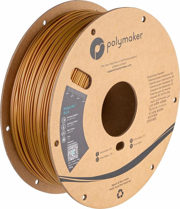 Immagine prodotto Polymaker PolyLite PLA Starlight (PLA, 1.75 mm, 1000 g)