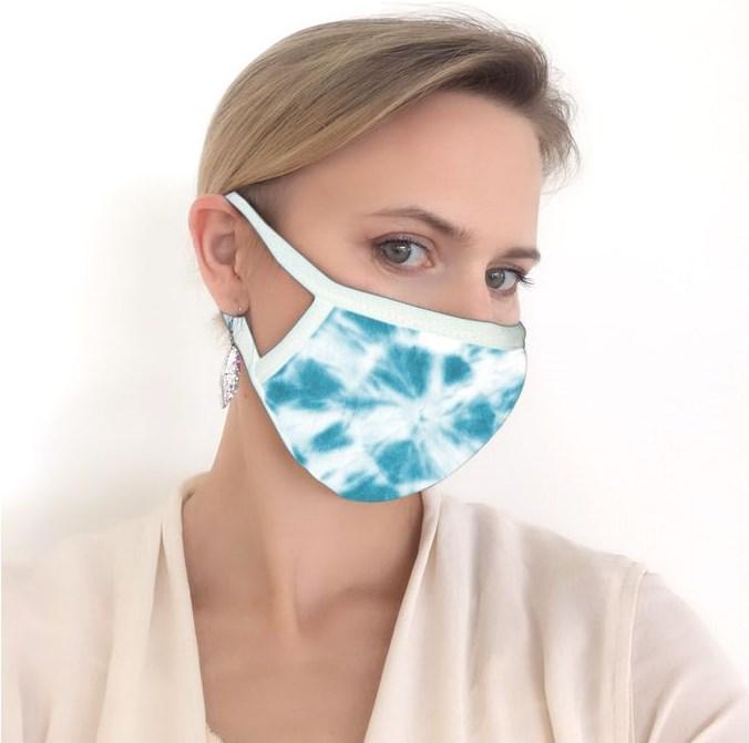 Produktbild Roost Mund-Nasen-Maske 9720 Blau uni (Keine offizielle Schutzklasse, 1 x)