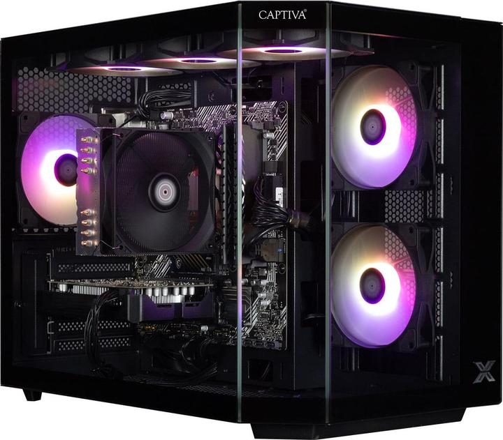 Actual product image Captiva Advanced Gaming R85-187 Ryzen 5 RTX 4060 Ti (AMD Ryzen 5 5500, 16 GB, 1000 GB, GeForce RTX 4060 Ti)