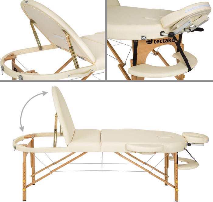 Produktbild tectake Massageliege oval