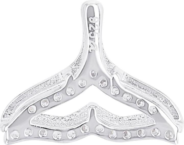 Produktbild Amor Anhänger für Damen, 925 Sterling Silber, Zirkonia synth. | Flosse (Silber 925)