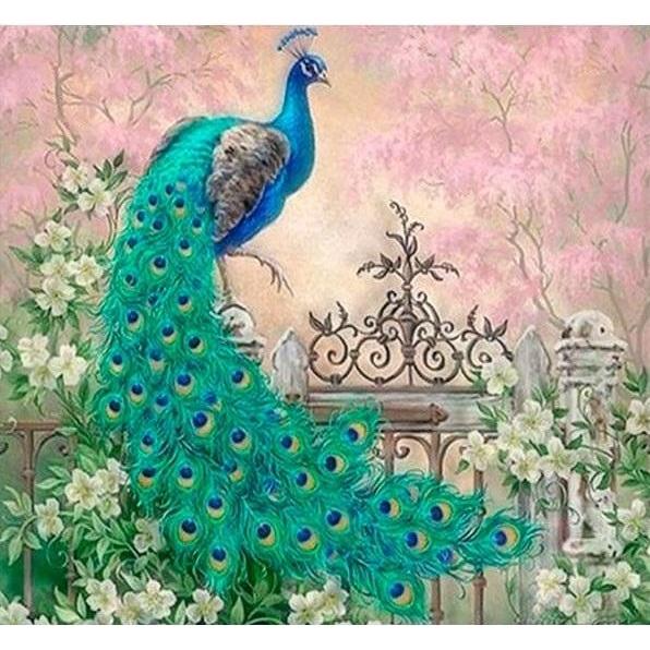 Norimpex 5D-Diamantmosaik - Pfau 40x30cm