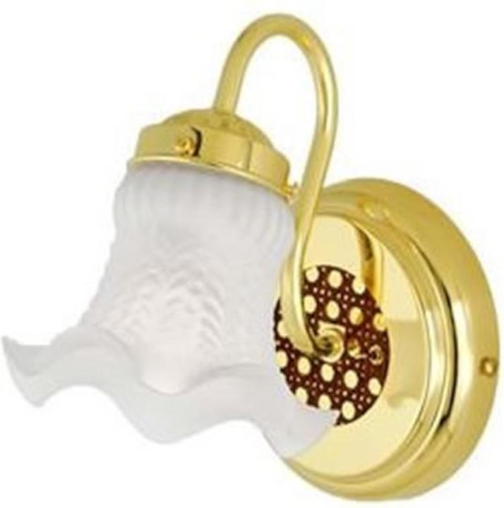 Produktbild Westinghouse Wandleuchte Rattan Messing poliert / Opalglas (E14)
