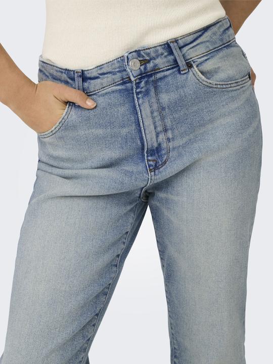 Actual product image Only ONLEMILY High waist straight cut jeans Straight fit jeans (W30/L32)