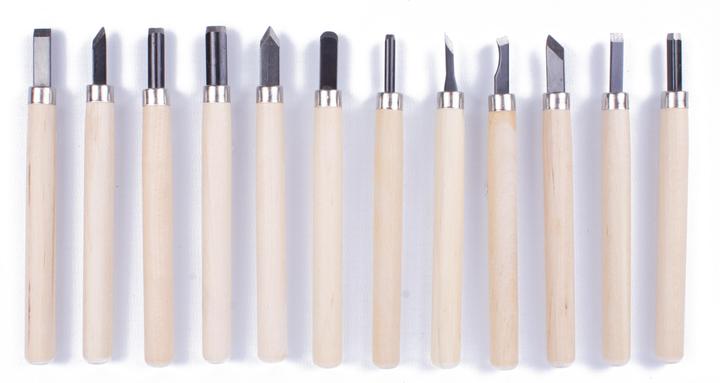 Actual product image Benson Gouge set hobby 12 pcs