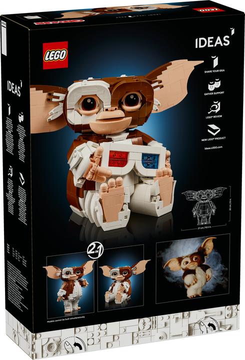 Produktbild LEGO Gremlins Gizmo (21361, LEGO Ideas)