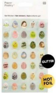 Produktbild Rico Design Sticker Ostereier, 4 Blätter (4x)