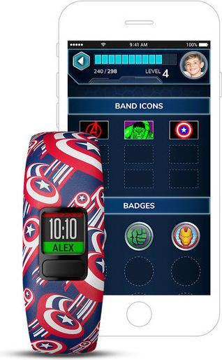 Produktbild Garmin Vivofit jr. 2 Marvel (Captain America) (11 mm)