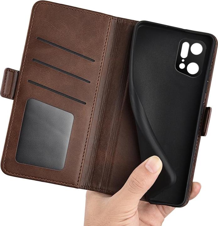 Actual product image Screenguard Oppo Find X5 Pro CardLounge Leather Case (Oppo Find X5 Pro)