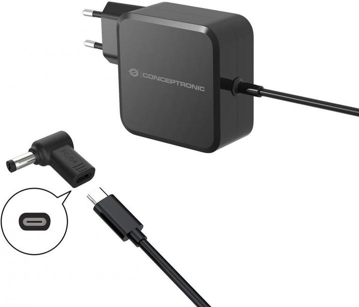 Actual product image Conceptronic Adapter USB-C -> DC, Asus 5.5x2.5mm 18-20V sw