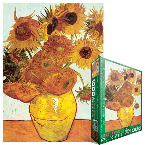 Image du produit Eurographics Douze tournesols Vase (1000 pièces)