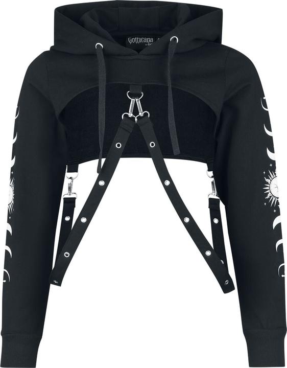 Image du produit Gothicana by EMP Crop Hoodie (XXL)