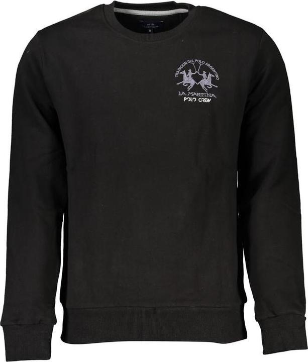 Produktbild La Martina Schwarzer Baumwollpullover für Männer (L)