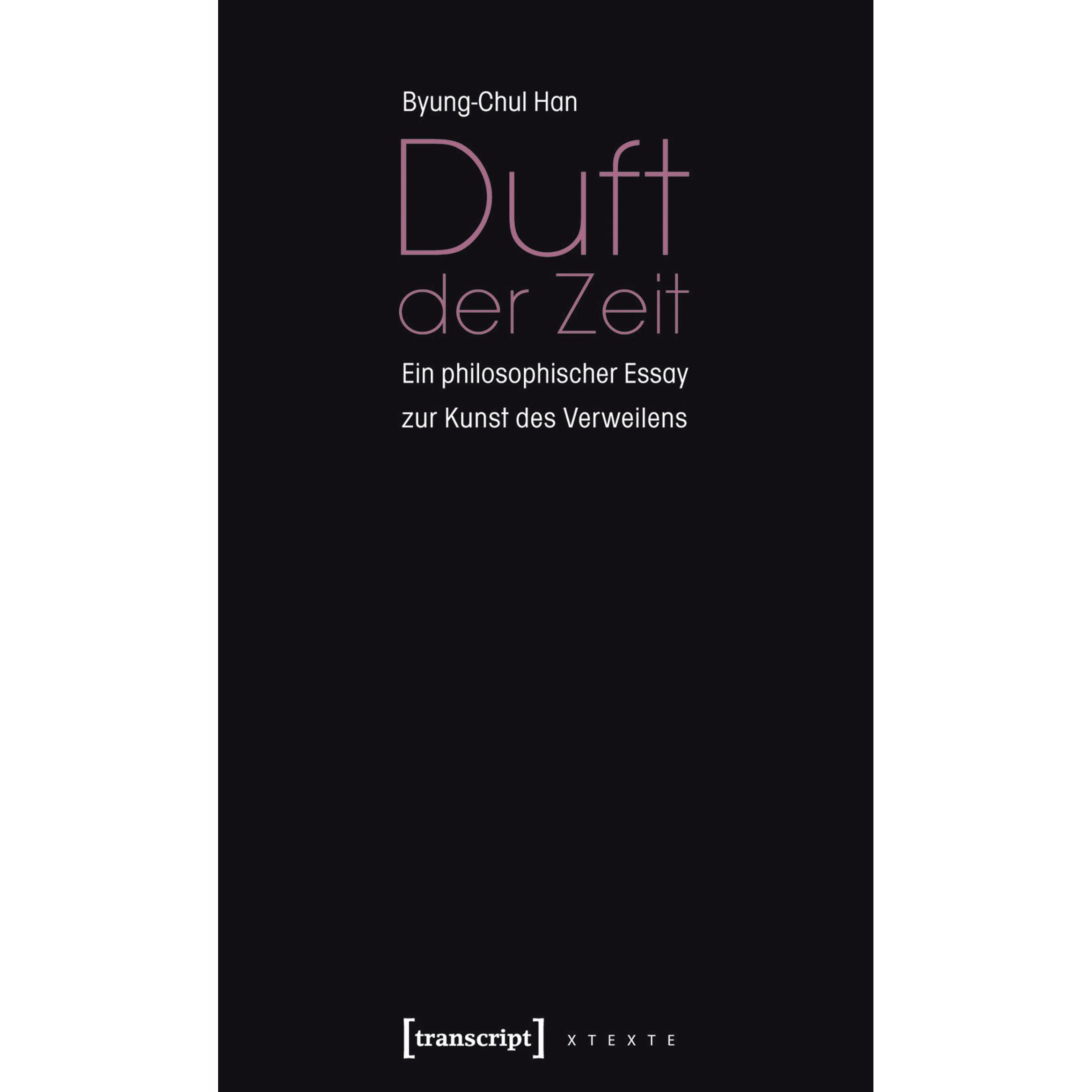 Duft der Zeit, Fachbücher von Byung-Chul Han