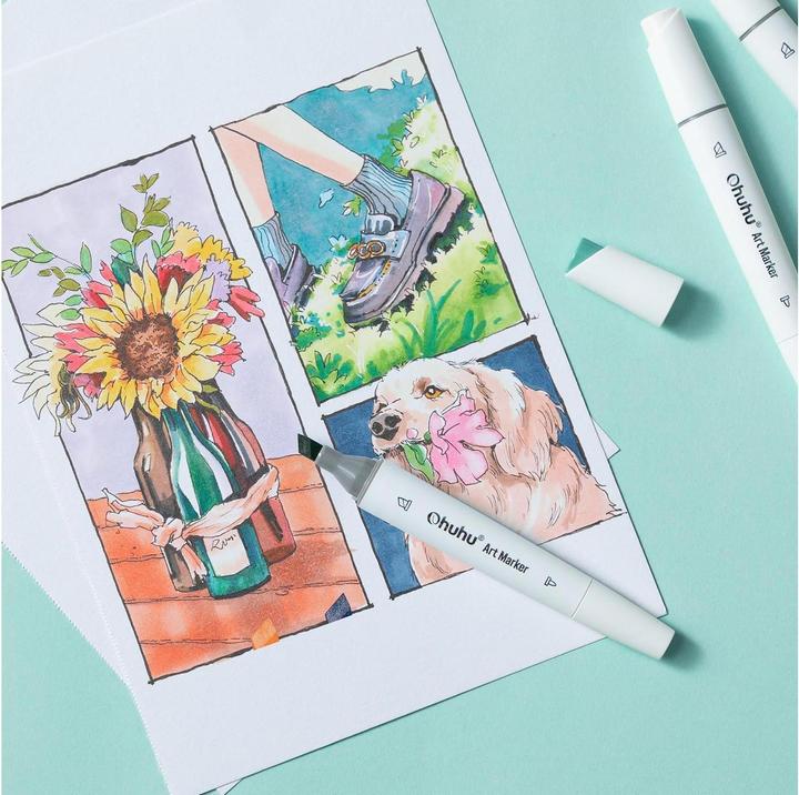 Immagine prodotto Ohuhu Pennarello artistico Kaala (60x)