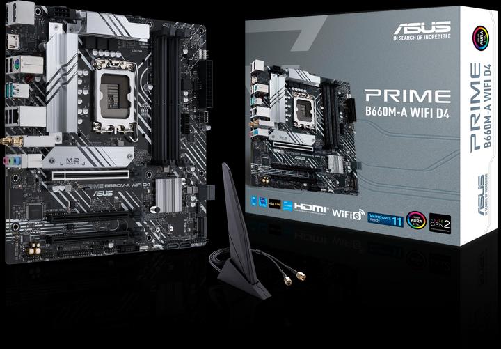 Produktbild ASUS PRIME B660M-A D4 (LGA 1700, Intel B660, mATX)
