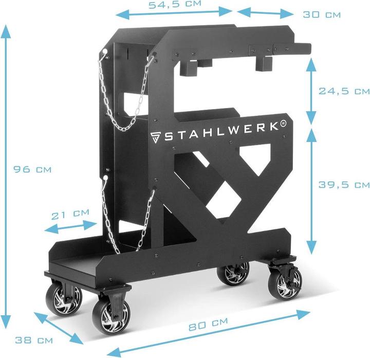 Actual product image Stahlwerk Welding trolley