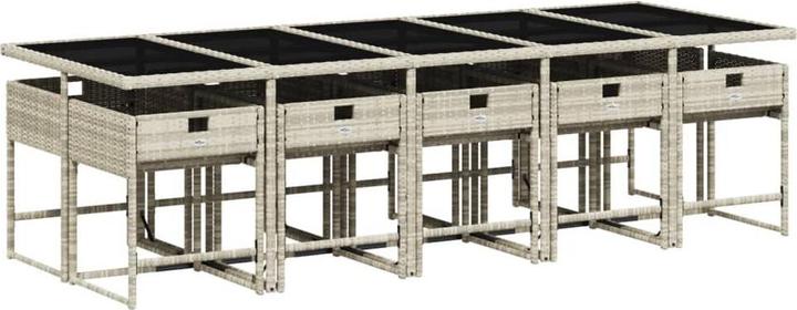 Actual product image vidaXL Garten Essgruppe (275 x 106 x 73 cm)