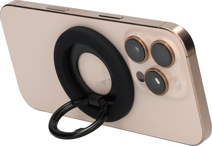 Actual product image Mobiparts MagSafe Ring with Standfunction Matt Black