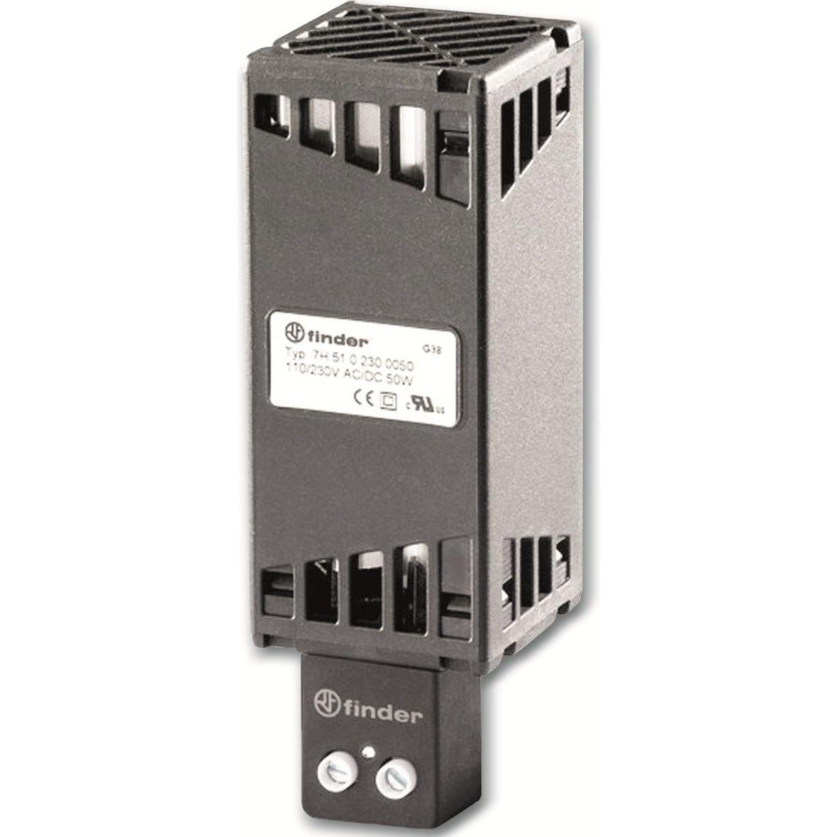 Finder Panel heater, 50W, 110-230VAC/DC supply, Relais