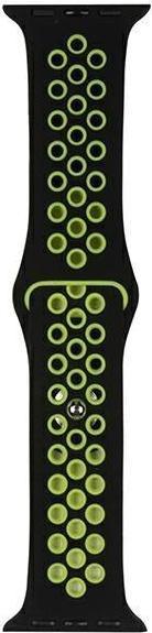 Actual product image Beline pasek Apple Watch Sport Silicone 42444549mm czarno-limonkowy blacklime (Plastic, Silicone)