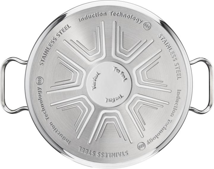 Productafbeelding Tefal Duetto steelpan 20cm w. deksel (20 cm, Steelpan, Roestvrij staal)