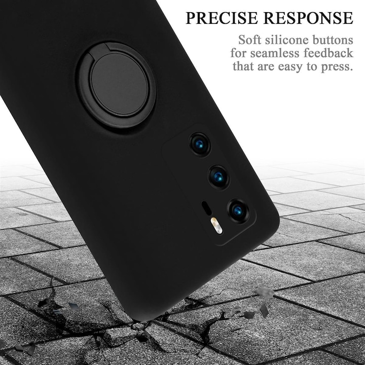 Immagine prodotto Cadorabo Custodia in silicone TPU Liquid Ring Cover (Huawei P40)