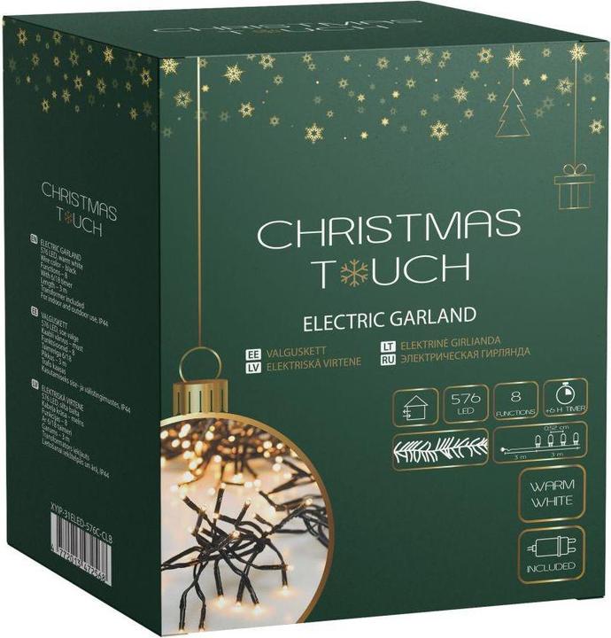 Actual product image Christmas To Garland of light bulbs Christmas Touch Cluster, 3 m, warm