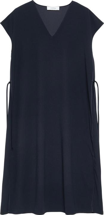 Image du produit Comma Viskose-Crêpe-Kleid mit dekorativen Riemendetails (36)