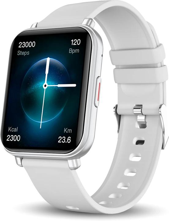 Actual product image Niceboy WATCH 4 Artic Silber / Smartwatch / 1,78" AMOLED / IP67 / BT 5.3