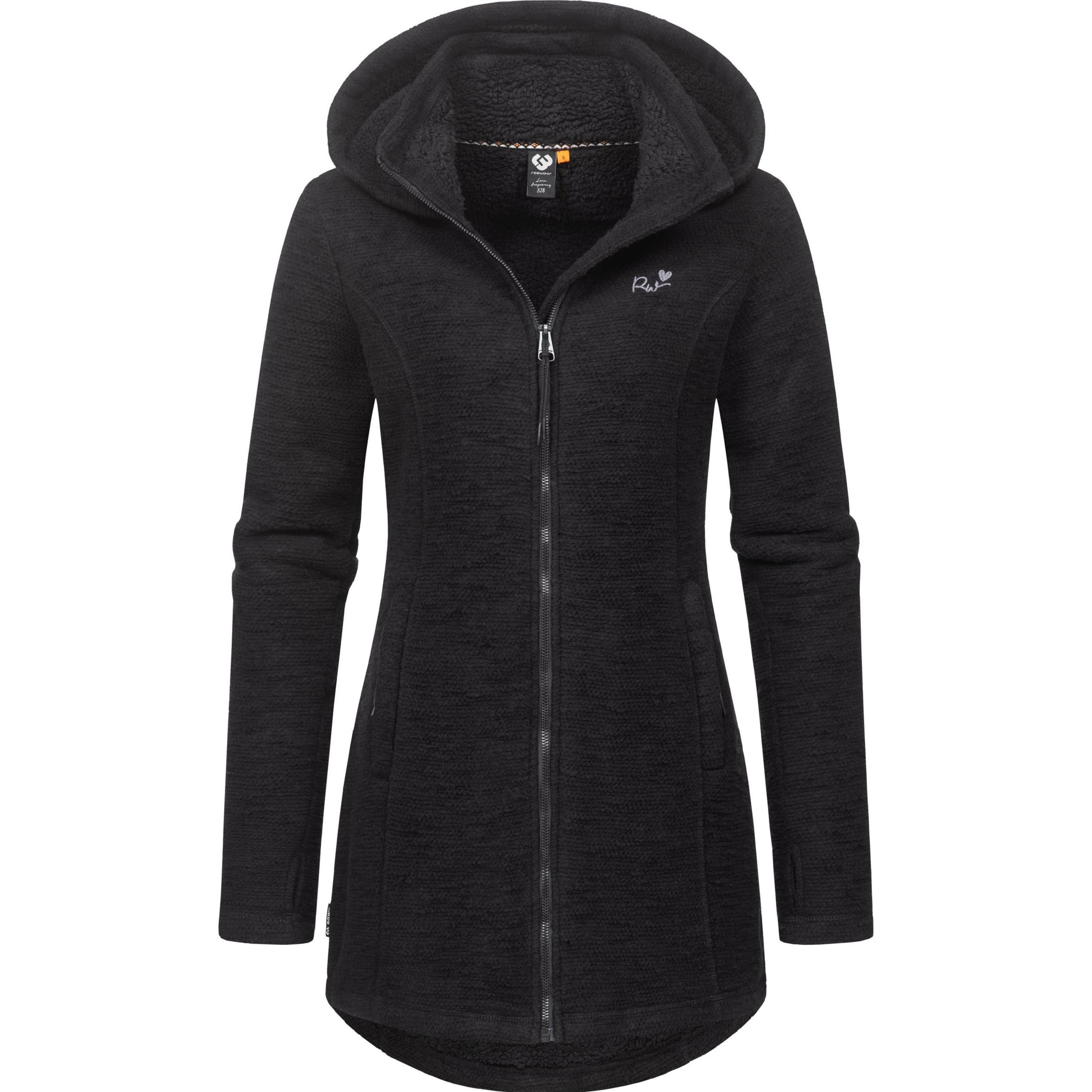 Ragwear, Damen, Pullover, Leysha Melange, Schwarz, (XXL)