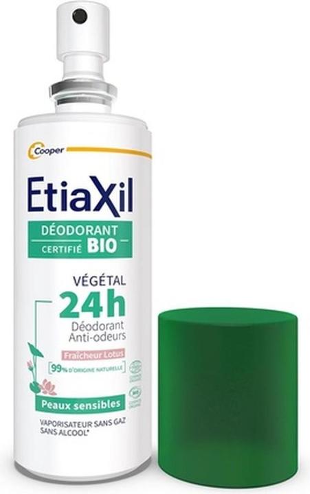 Actual product image Etiaxil Vegetable Deodorant 24h Organic 100ml - Pack of 2 (240 ml)