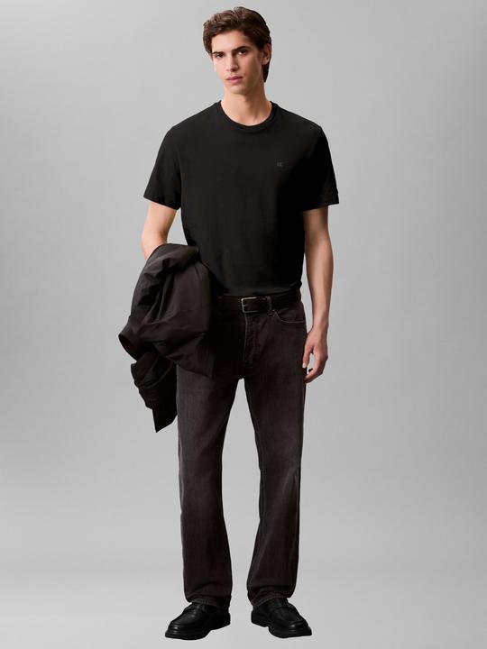 Actual product image Calvin Klein Jeans Ss Smooth Cttn Solid Crewnk Tee (M)