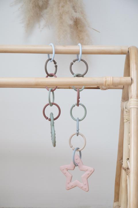 Actual product image Bibs Loops, Blush/Woodchuck/Ivory (1 x)
