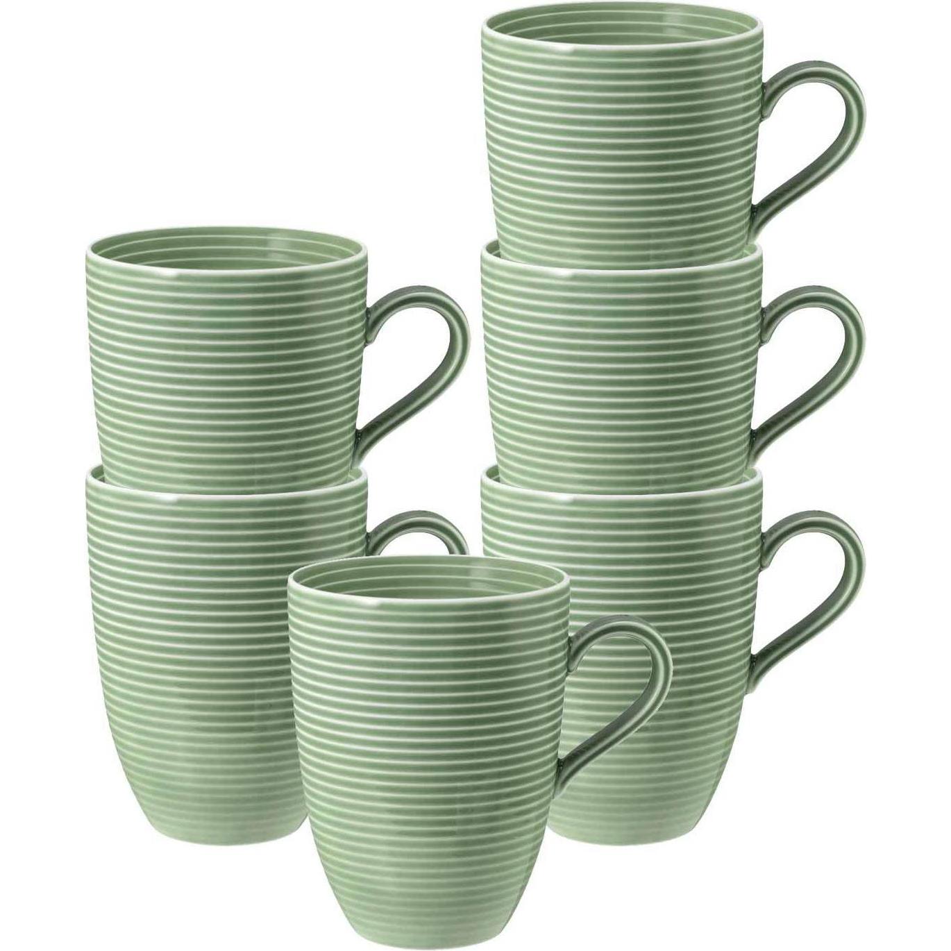 Seltmann, Tasse, Beat Color Glaze Kaffeebecher (350 ml, 6 x)