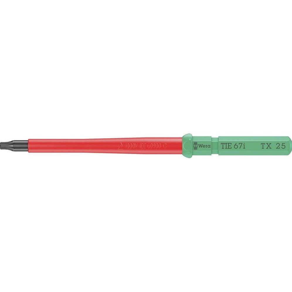 Wera, Schraubenzieher, Kraftform Kompakt VDE 67 i TX 25 x 157 mm TIE SB (Pin-torx)